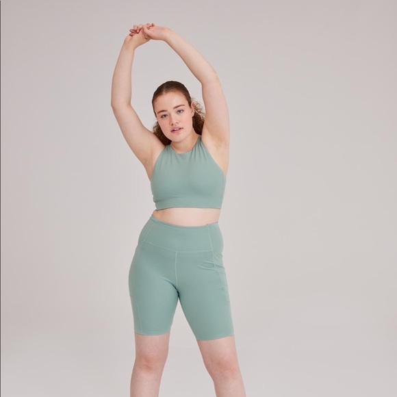 NWT Girlfriend Collective Topanga Bra Pond - Picture 5 of 6